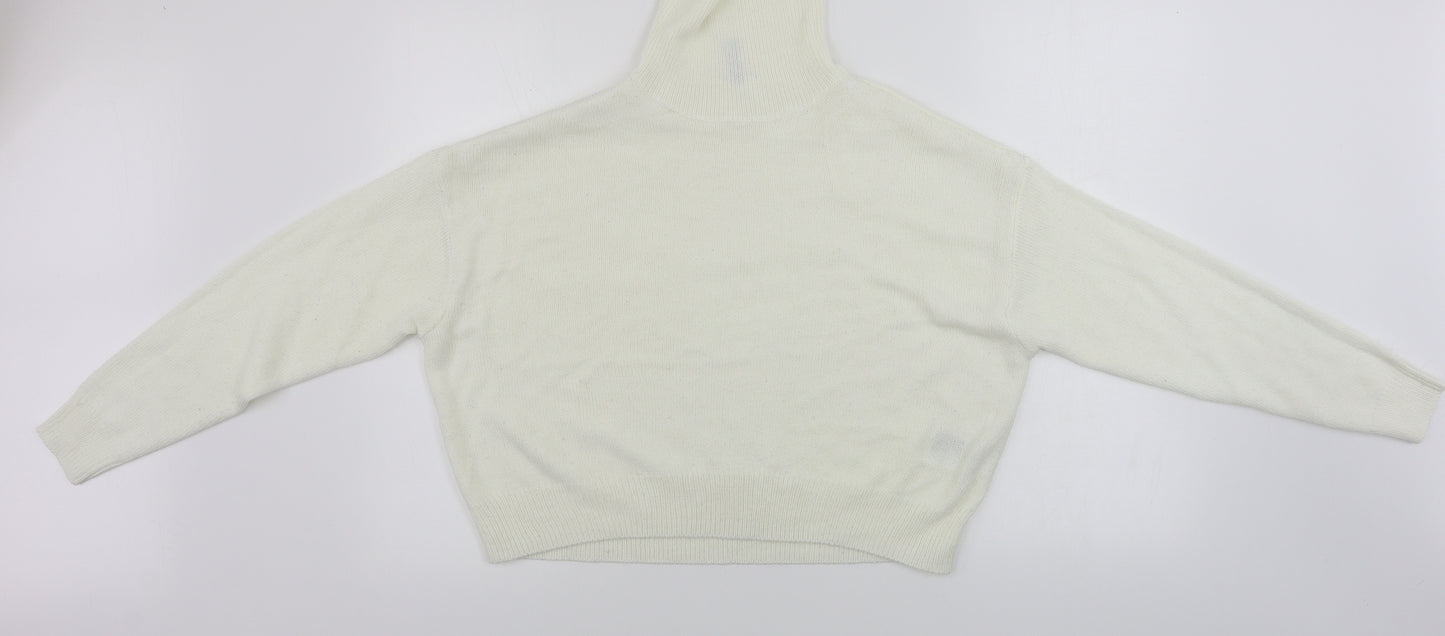 H&M  Womens Ivory   Pullover Jumper Size S