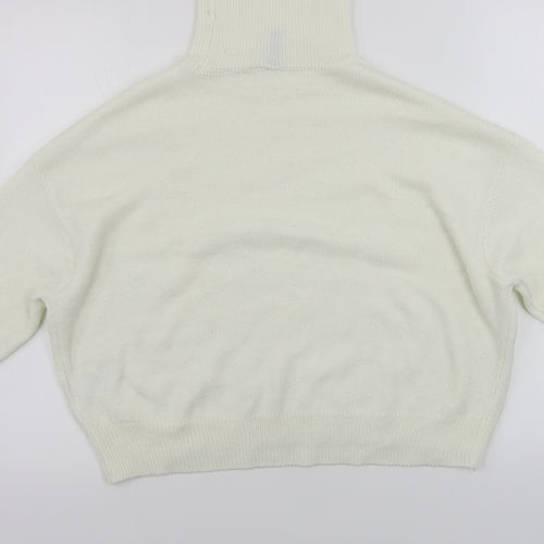 H&M  Womens Ivory   Pullover Jumper Size S