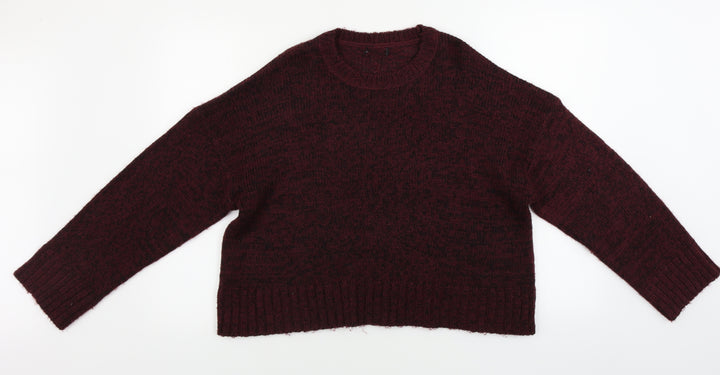 New Look Womens Purple Pullover Jumper Size L