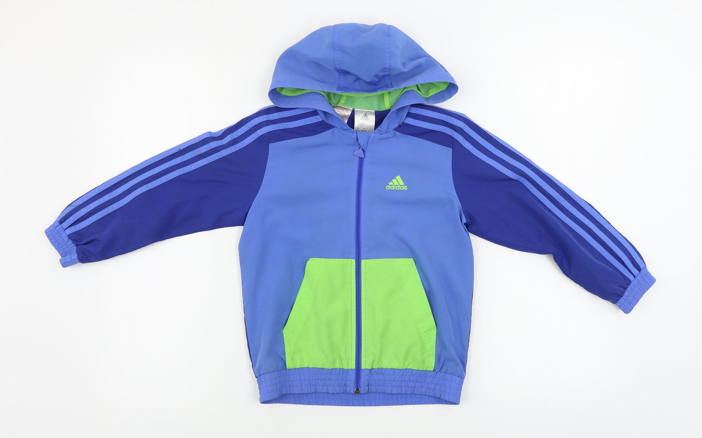 adidas  Boys Blue   Jacket Coat Size 5-6 Years