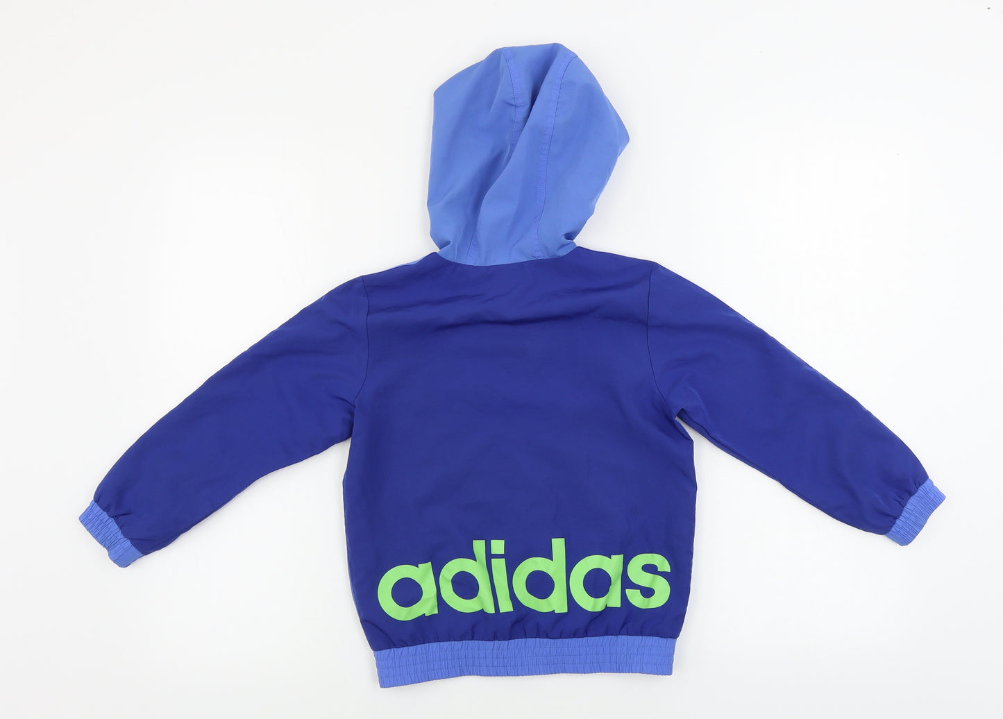 adidas  Boys Blue   Jacket Coat Size 5-6 Years