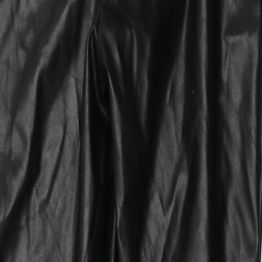 PRETTYLITTLETHING Womens Black   Jegging Leggings Size 10 L28 in