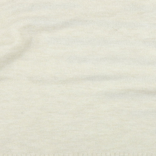 M&Co Womens Beige Striped  Pullover Jumper Size M