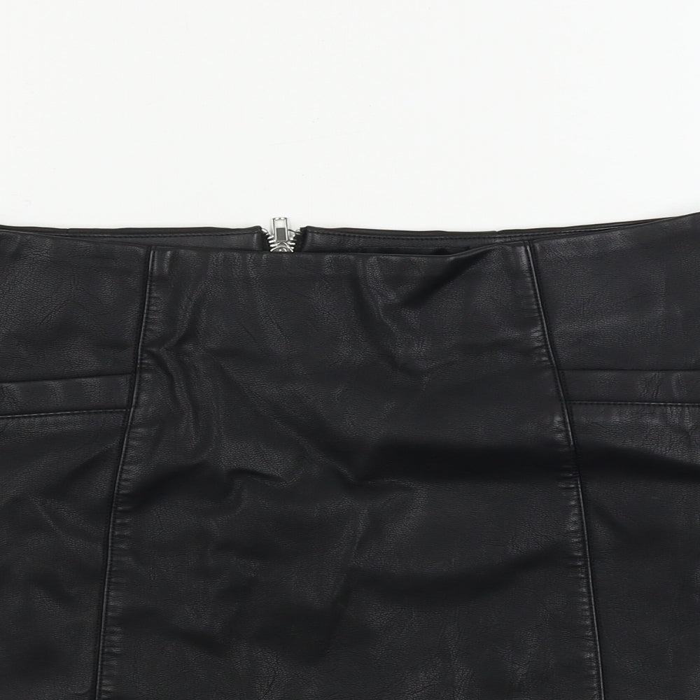 New Look  Womens Black   A-Line Skirt Size 12