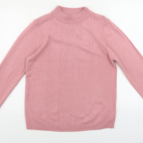 Reflect  Womens Pink   Pullover Jumper Size M