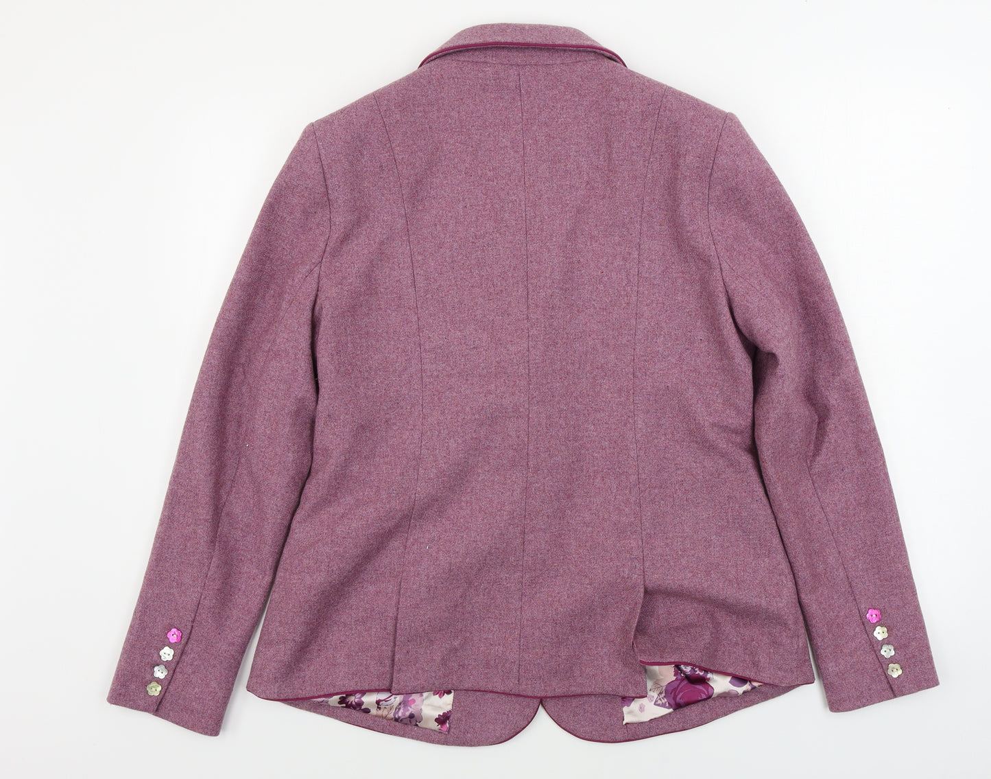 Ness Womens Pink   Jacket Blazer Size 16