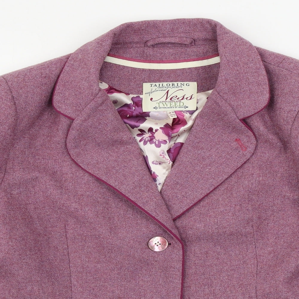 Ness Womens Pink   Jacket Blazer Size 16