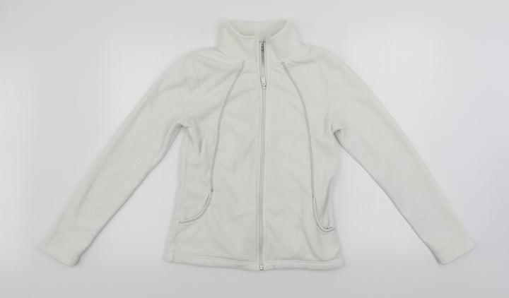 Atmosphere Womens White Jacket Coat Size 10