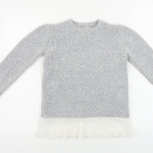 Primark  Girls Grey   Pullover Jumper Size 11-12 Years