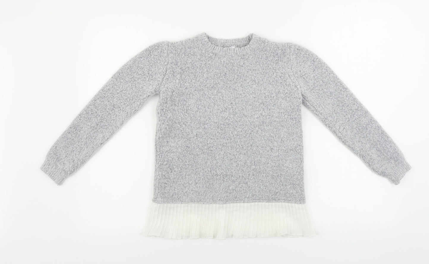 Primark  Girls Grey   Pullover Jumper Size 11-12 Years