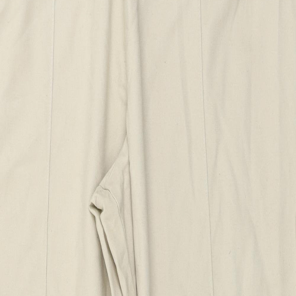 Marks and Spencer  Womens Beige   Trousers  Size 16 L25 in