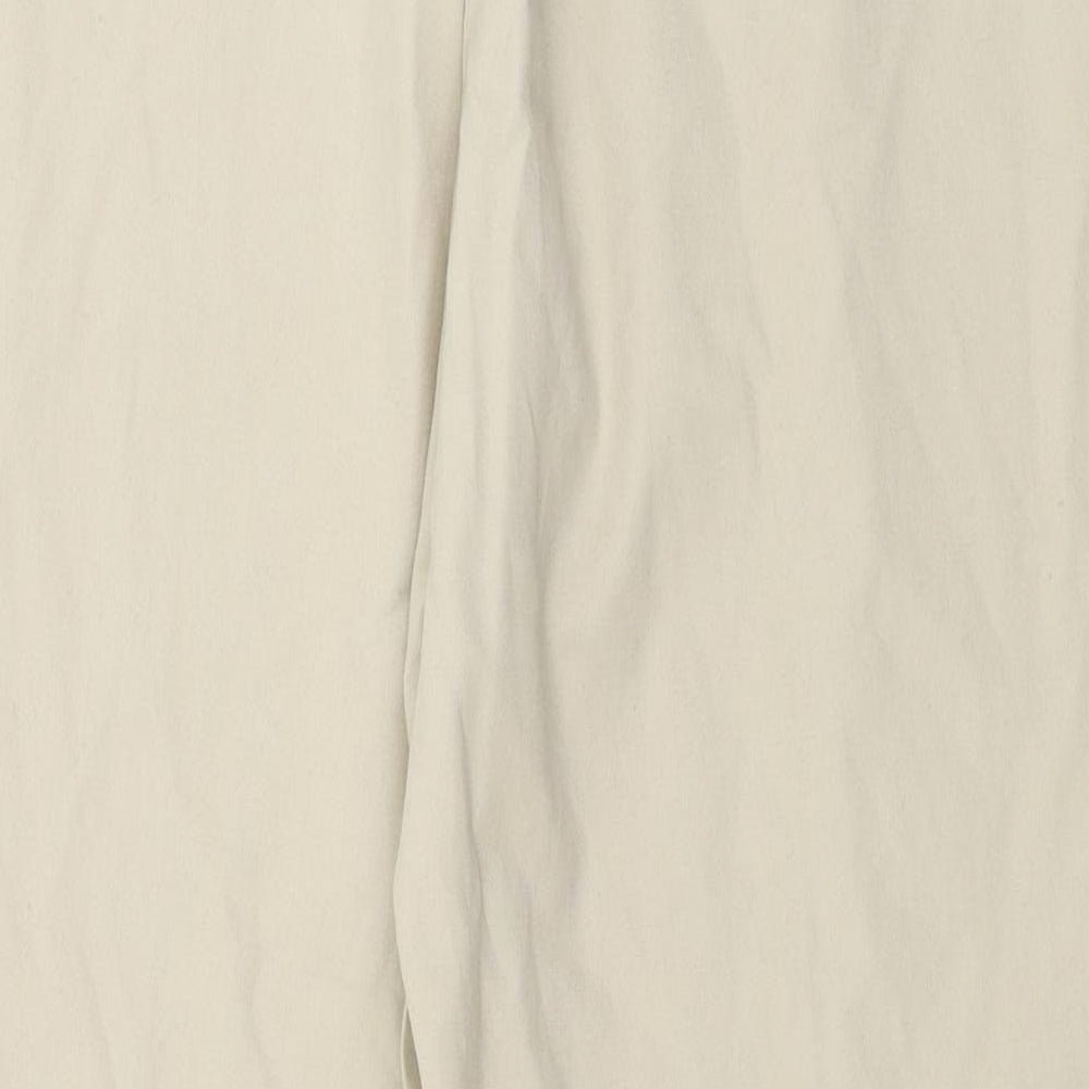 Marks and Spencer  Womens Beige   Trousers  Size 16 L25 in