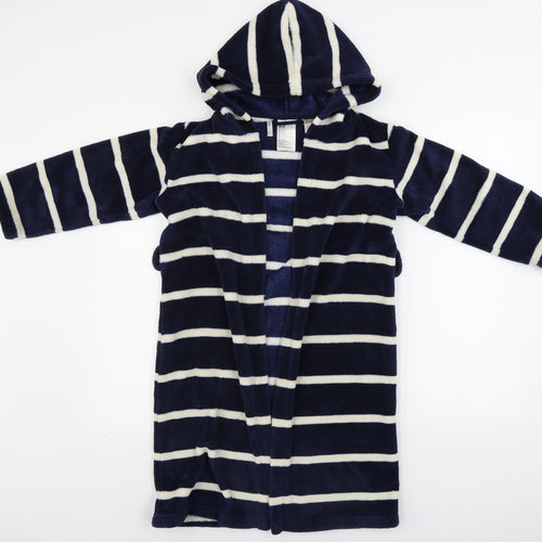 H&M Girls Blue Striped   Gown Size 6-7 Years