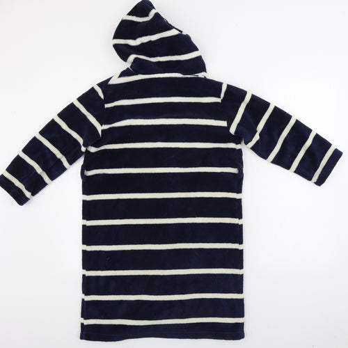 H&M Girls Blue Striped   Gown Size 6-7 Years