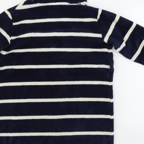 H&M Girls Blue Striped   Gown Size 6-7 Years
