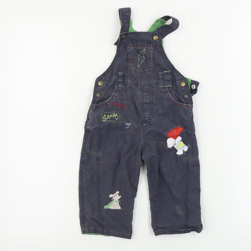 Preworn  Boys Blue   Dungaree One-Piece Size 6-9 Months