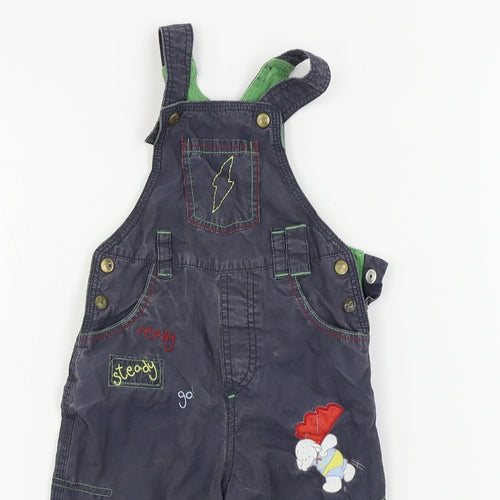 Preworn  Boys Blue   Dungaree One-Piece Size 6-9 Months