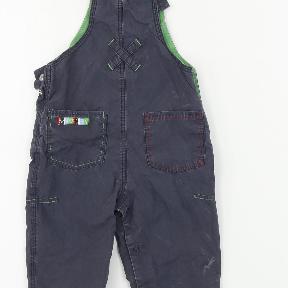 Preworn  Boys Blue   Dungaree One-Piece Size 6-9 Months