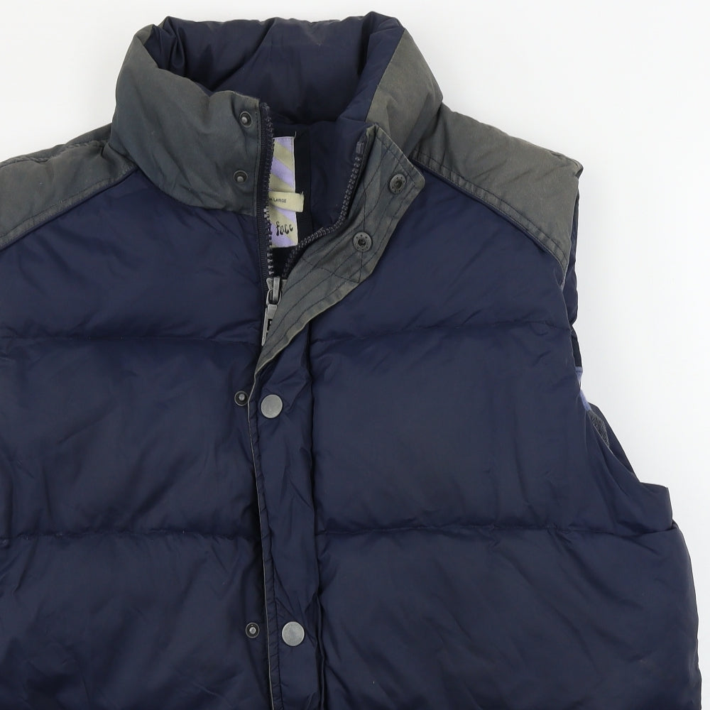 Fat Face  Mens Blue   Gilet Coat Size XL
