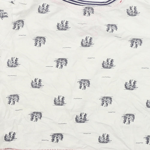 Matalan  Boys White   Basic T-Shirt Size 2-3 Years