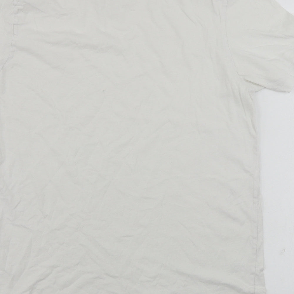 HUGO BOSS  Mens White    T-Shirt Size M