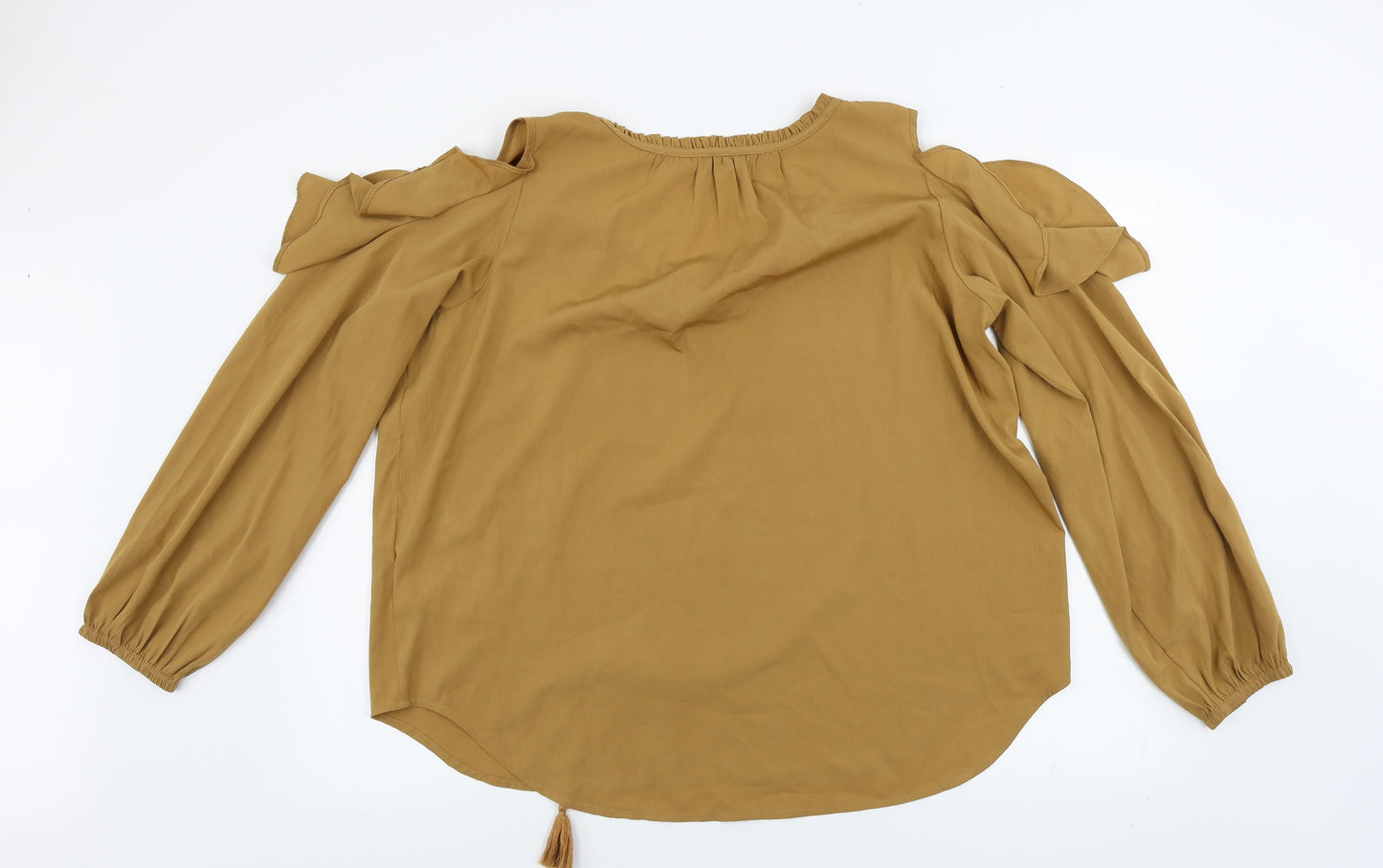 kensie Womens Brown   Basic Blouse Size XL