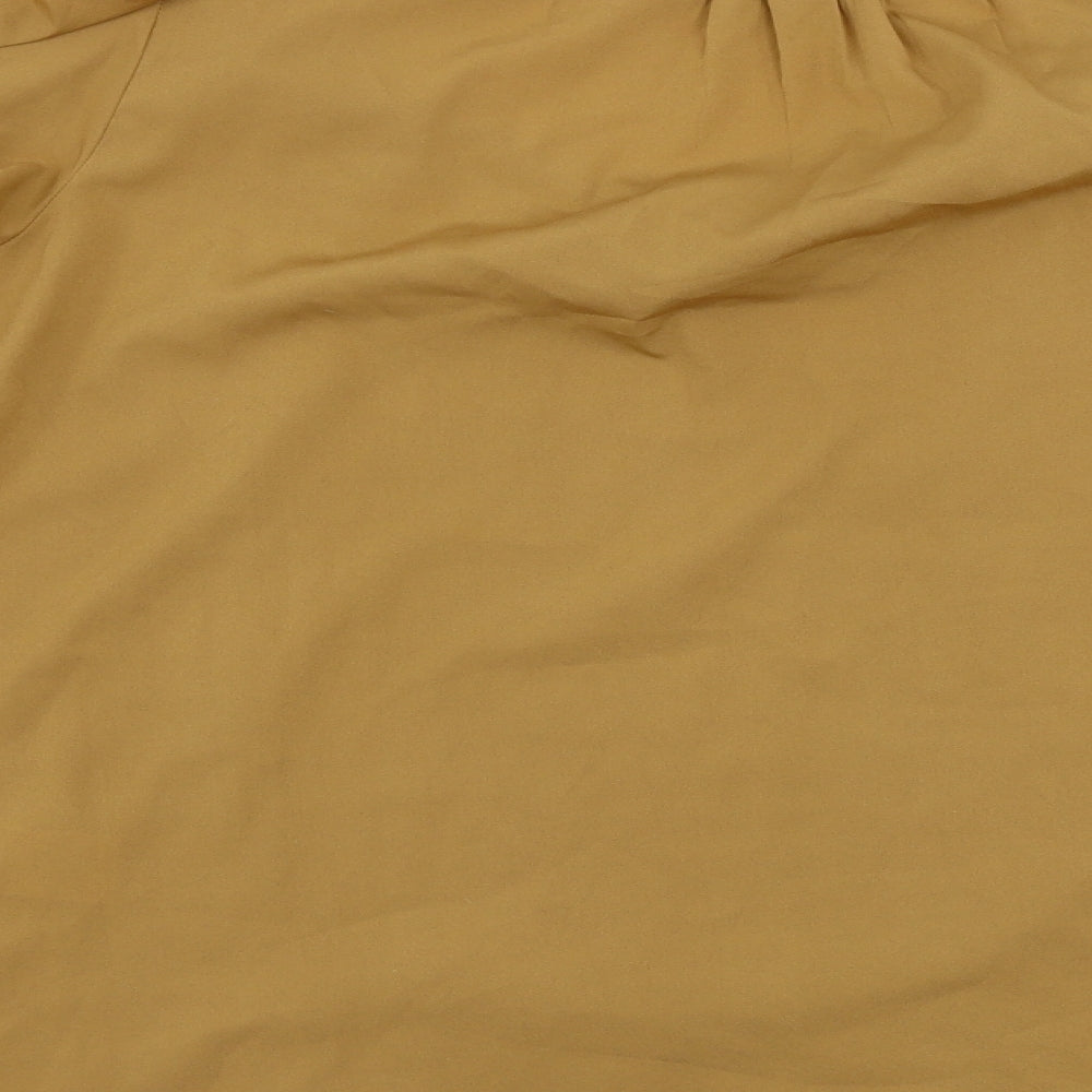 kensie Womens Brown   Basic Blouse Size XL