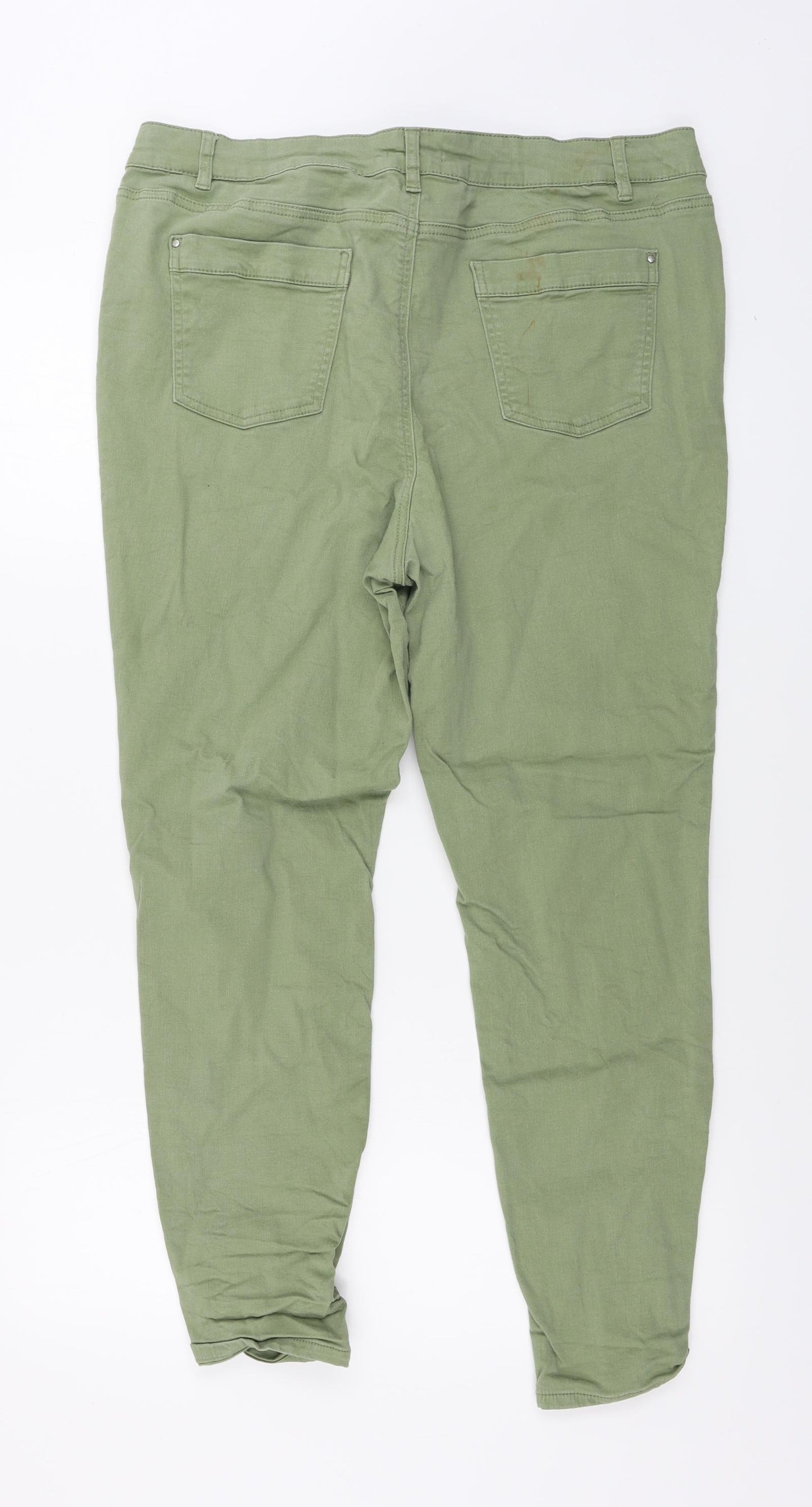 TU Womens Green   Straight Jeans Size 18 L26 in