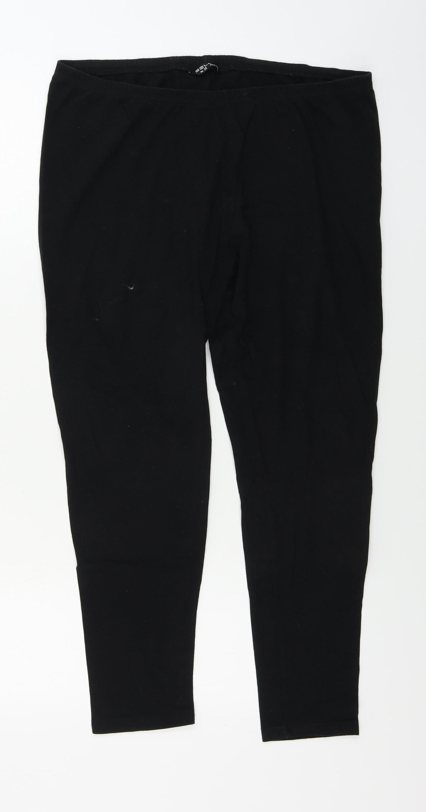 Select  Womens Black   Jegging Leggings Size 16 L24 in