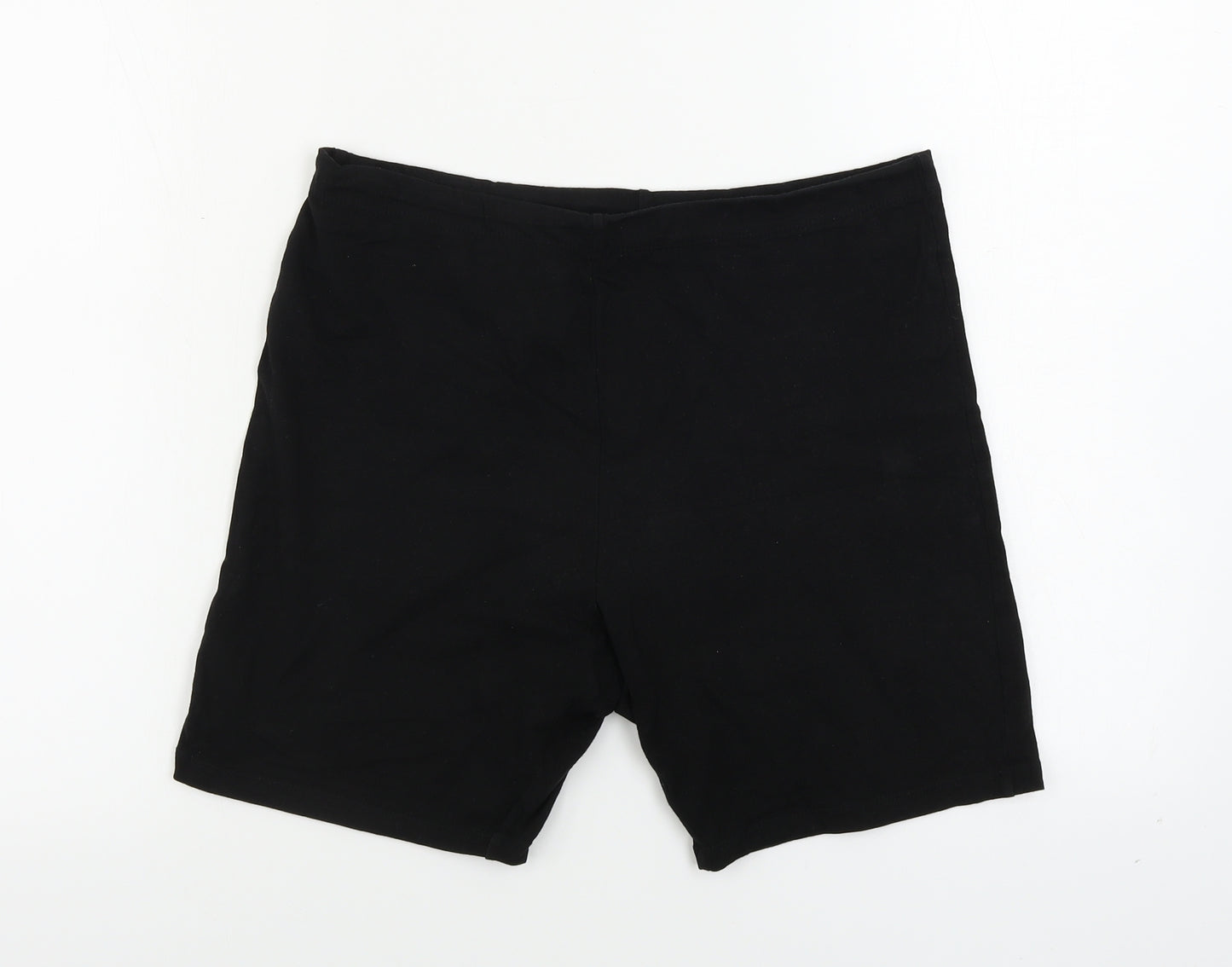 Peacocks Womens Black   Cut-Off Shorts Size 16