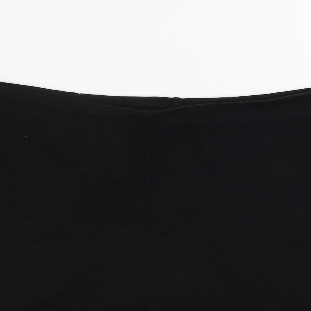 Peacocks Womens Black   Cut-Off Shorts Size 16