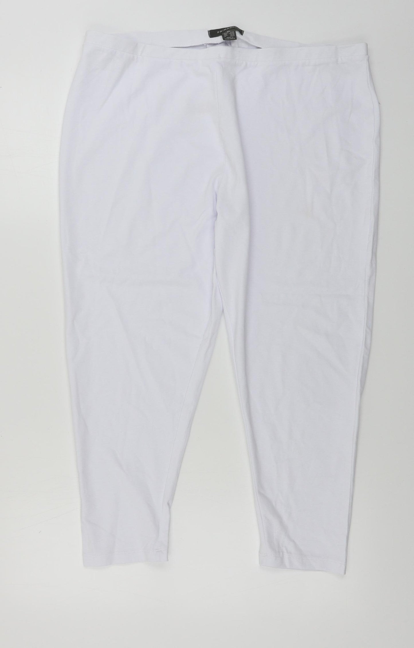 Primark  Womens White   Cropped Leggings Size XL L21 in