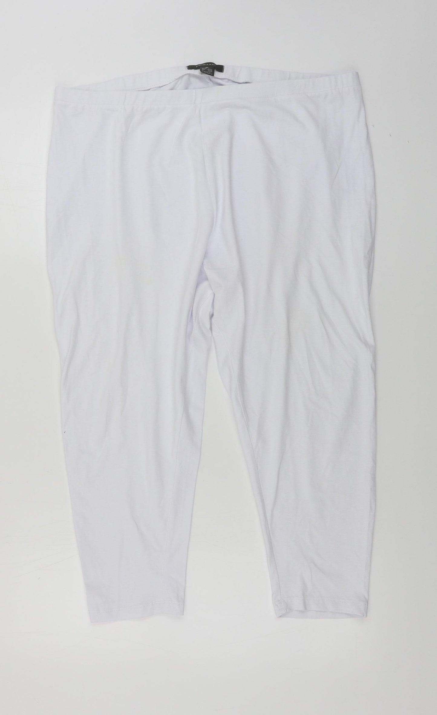 Primark  Womens White   Cropped Leggings Size XL