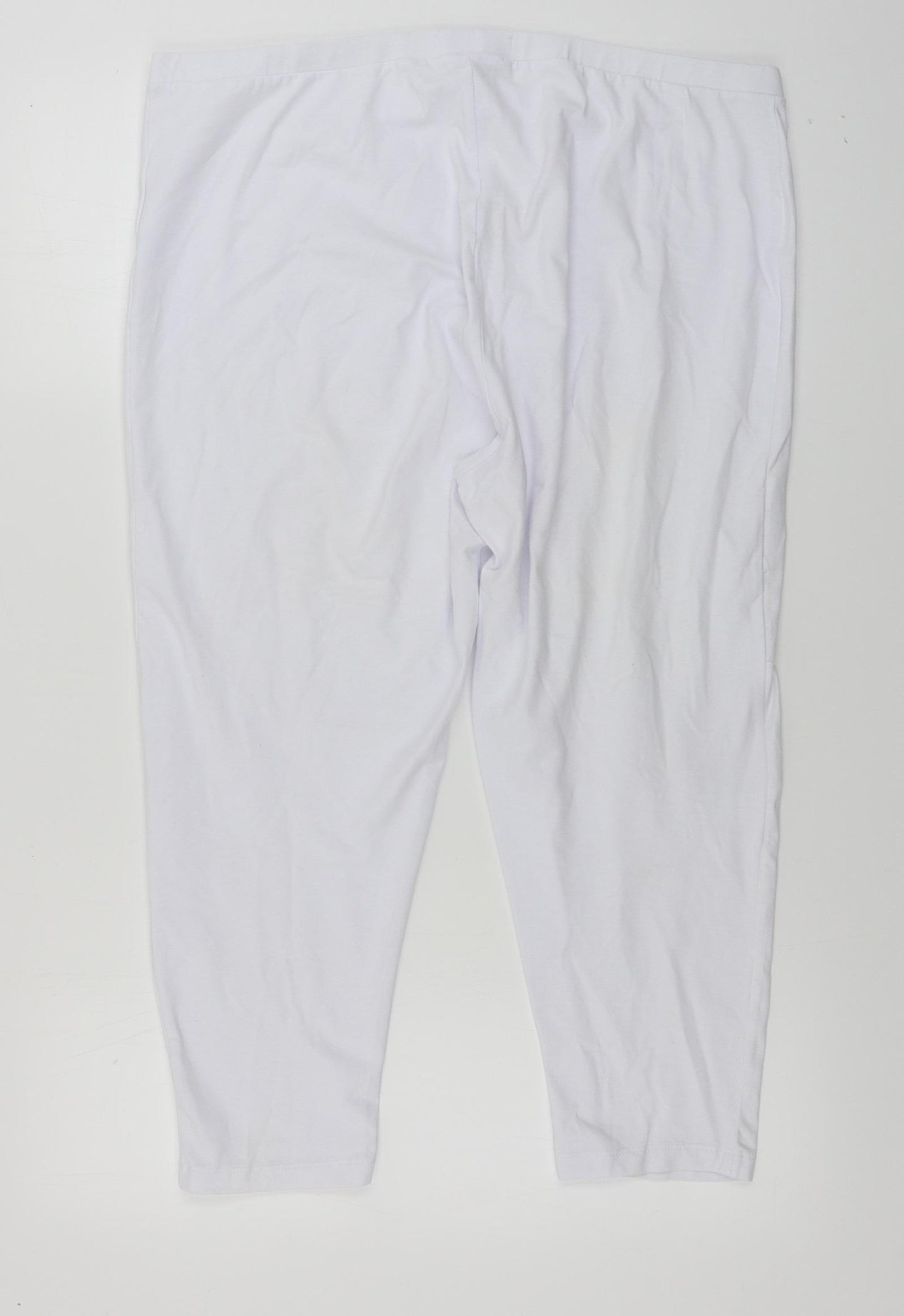 Primark  Womens White   Cropped Leggings Size XL