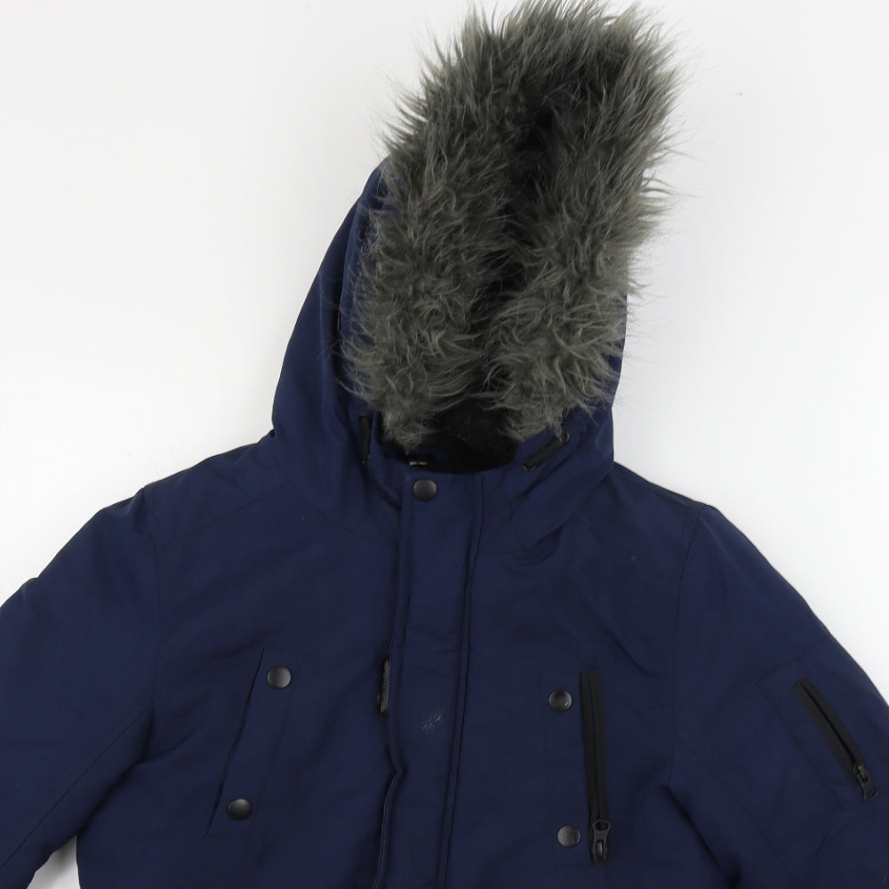 F&F  Boys Blue   Jacket Coat Size 8-9 Years