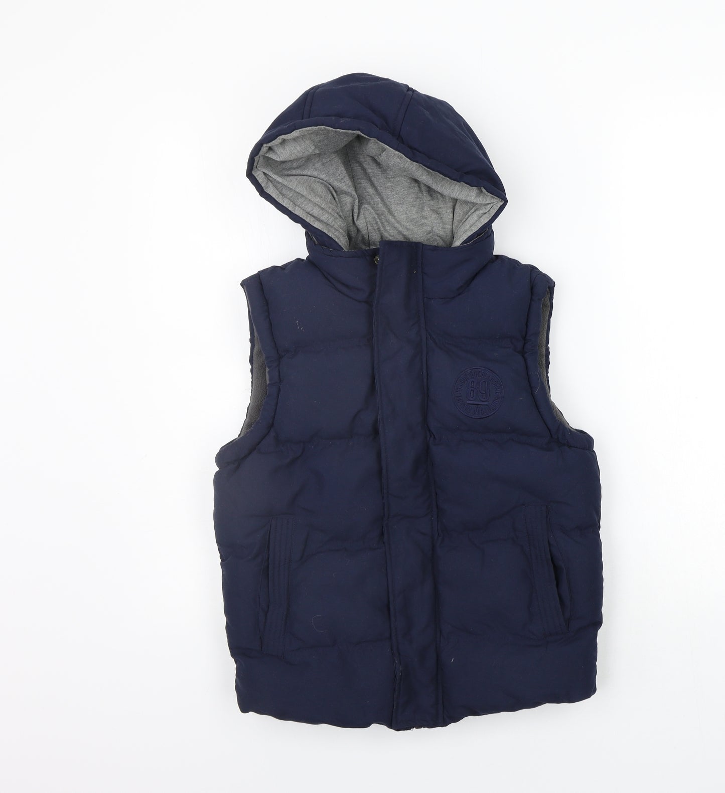 Primark Girls Blue   Gilet Coat Size 9-10 Years