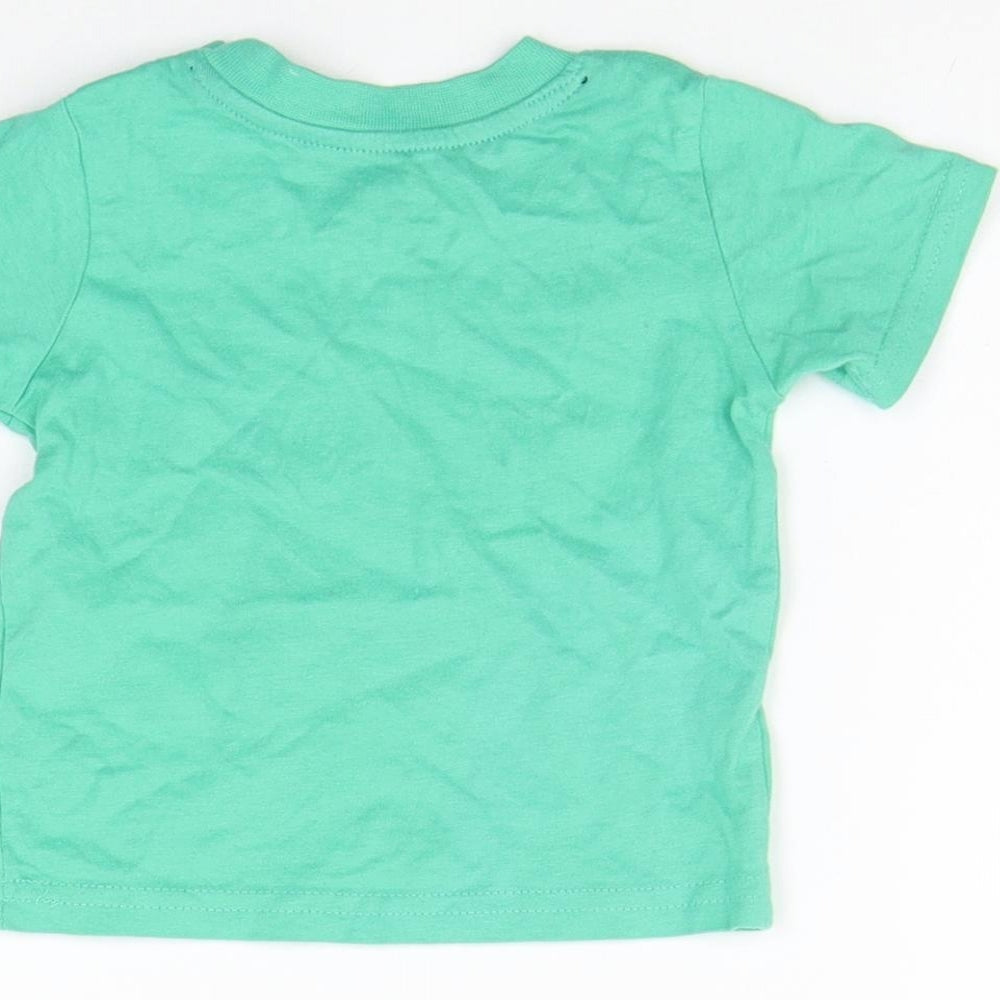 Primark Girls Green   Basic T-Shirt Size 3-6 Months