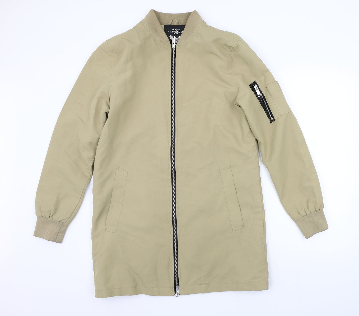 Brave Soul Womens Beige   Jacket Dress  Size M  - washable mark