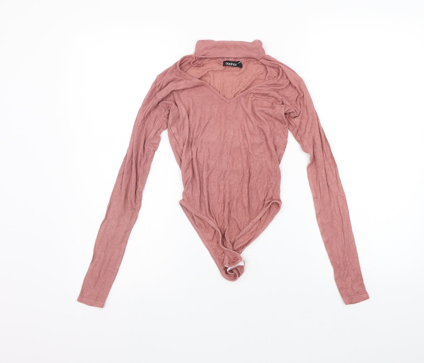 Boohoo Womens Pink   Jumpsuit One-Piece Size 8