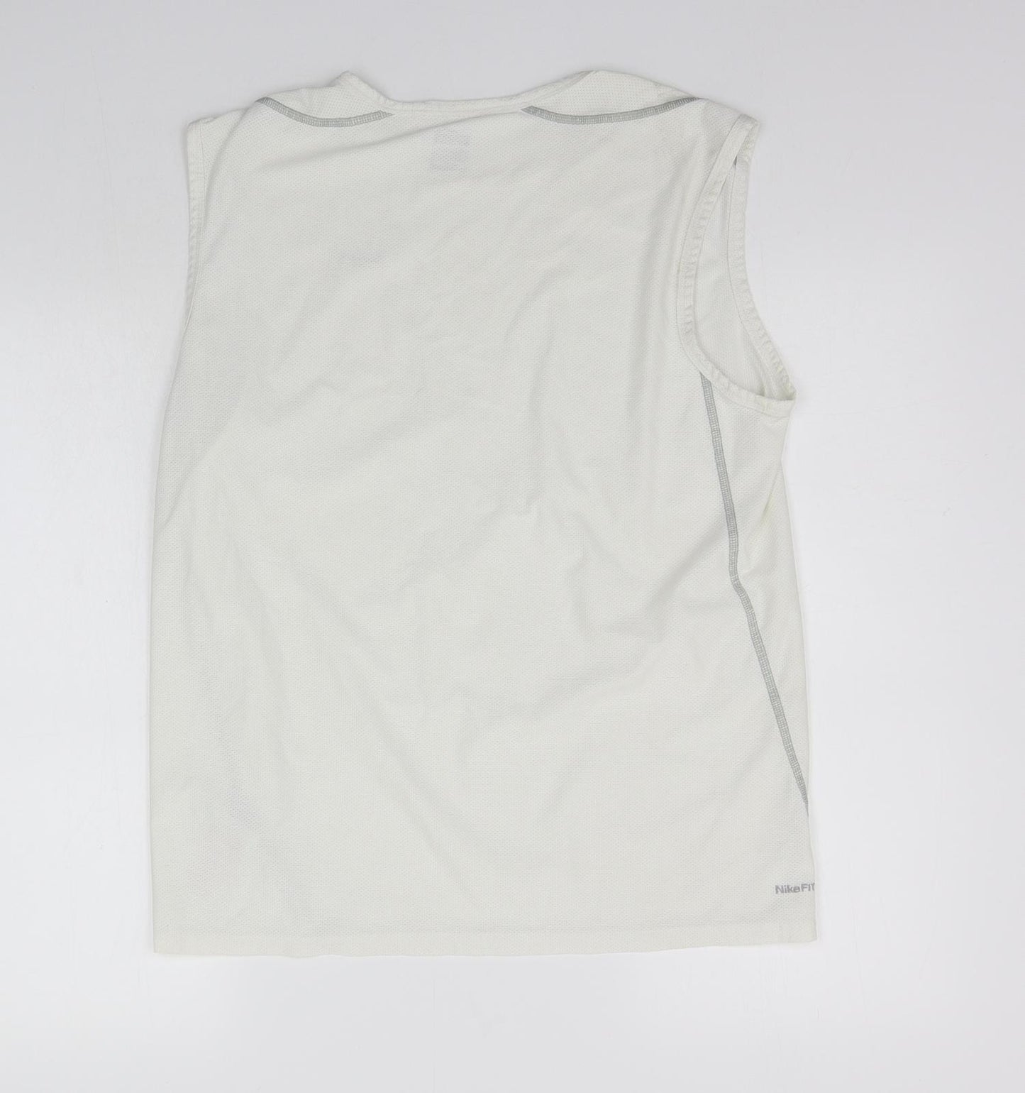 Nike Mens White    T-Shirt Size M  - washable mark