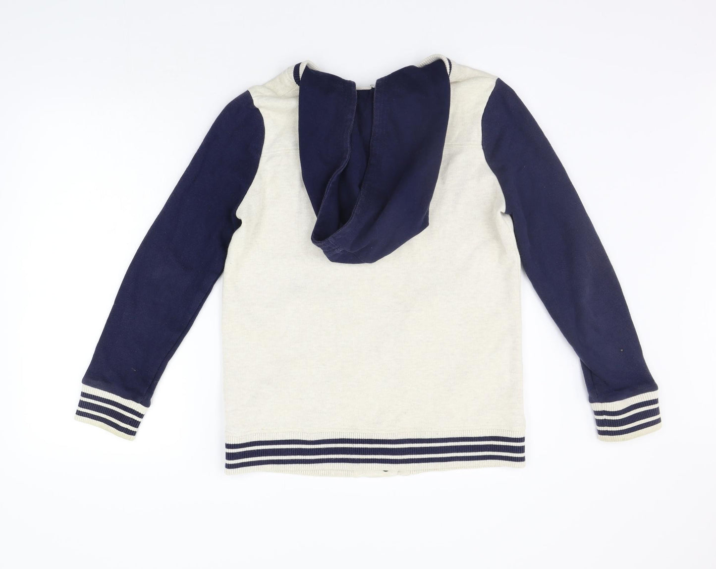 ES Womens Beige   Cardigan Hoodie Size 12  - washable mark