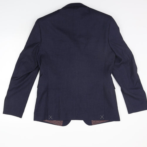 Burton Mens Blue   Jacket Suit Jacket Size S
