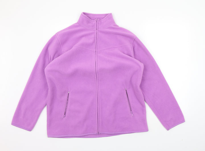 EWM Womens Purple Jacket Coat Size M