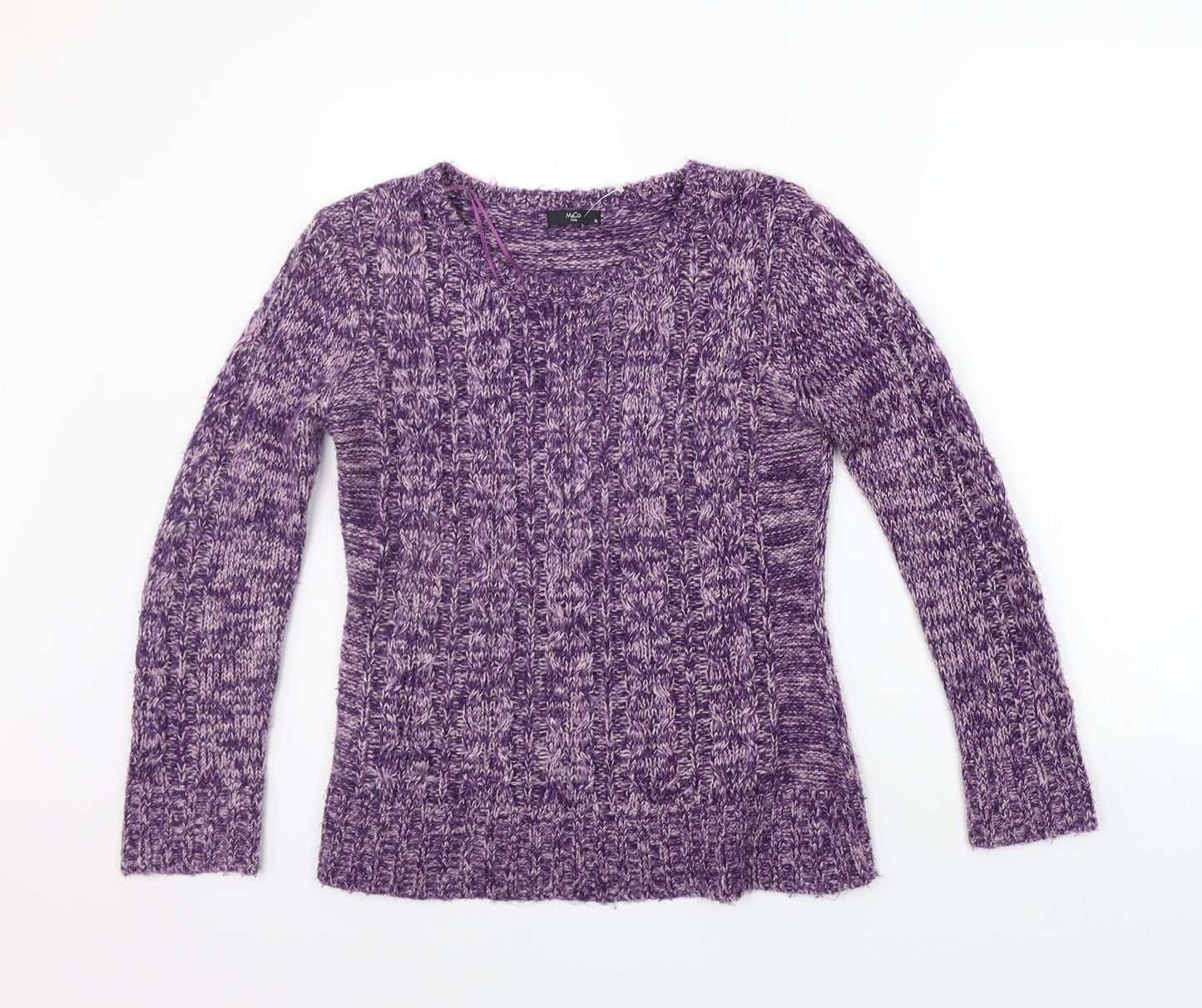 M&Co Womens Purple   Shrug Jumper Size 12