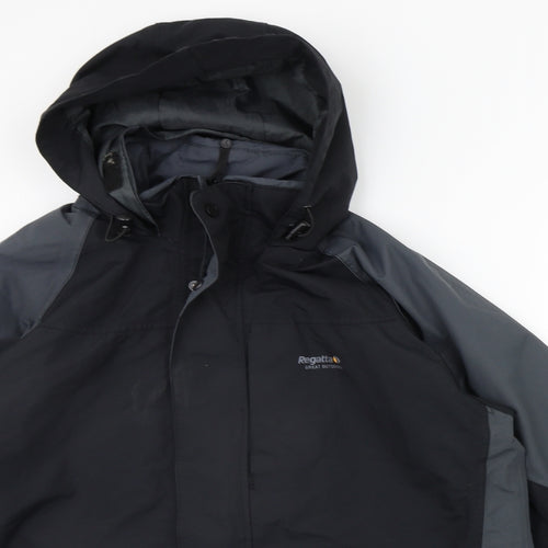 Regetta Mens Black   Jacket Coat Size L  - slight bobble on armpits