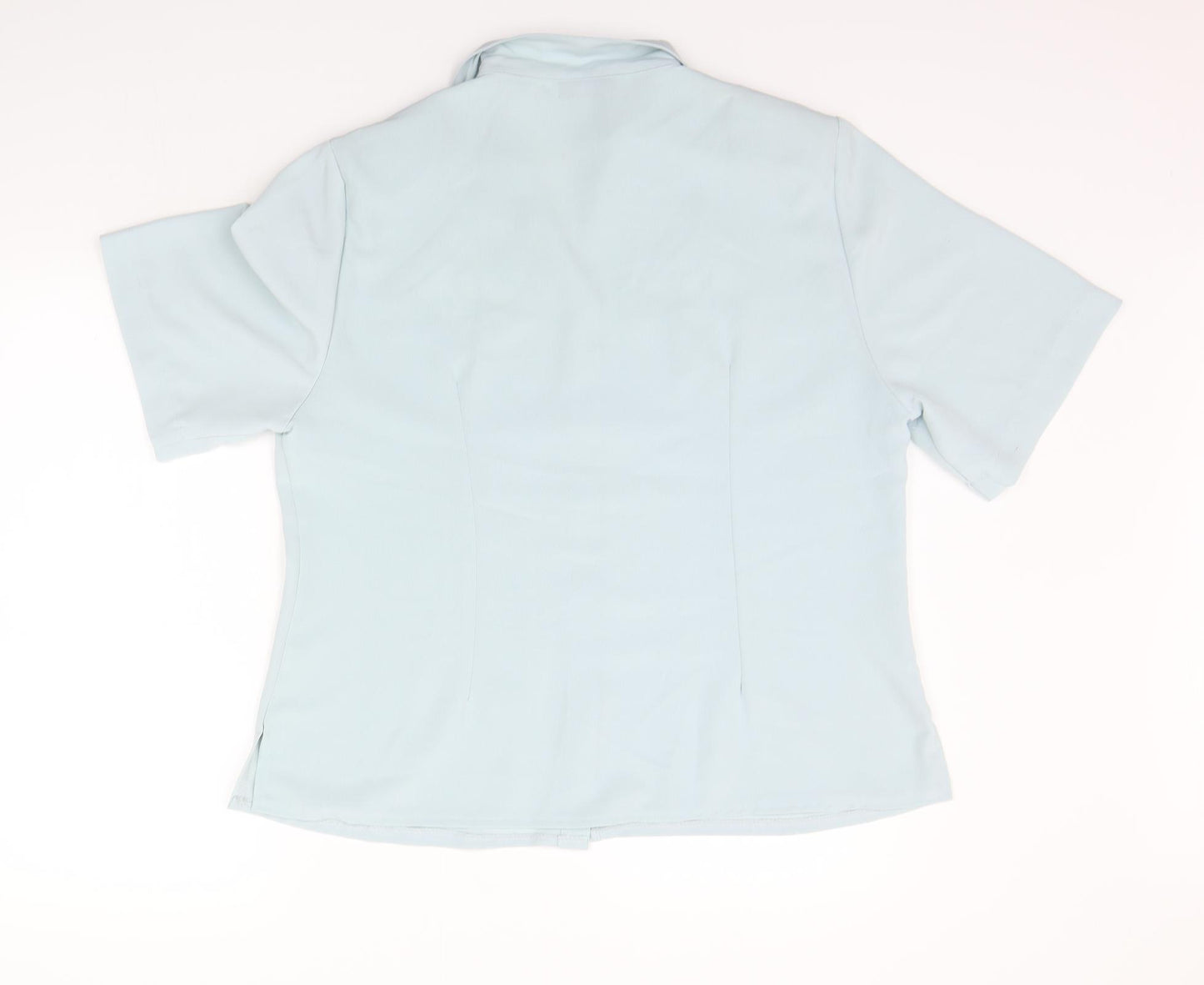 Miss Sukkmani Womens Green   Basic Blouse Size 16