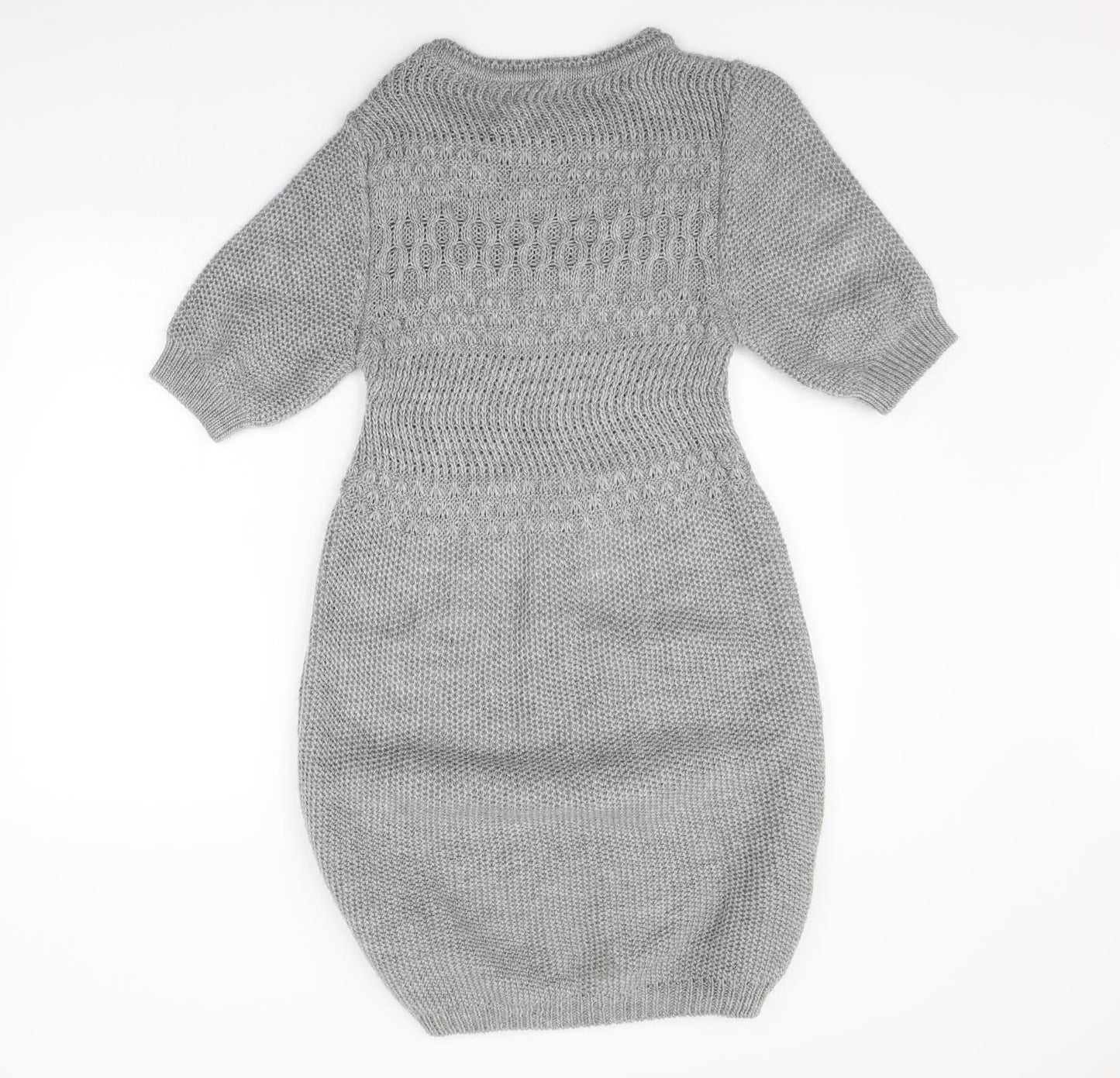 Marks and Spencer Womens Grey   Jumper Dress  Size 14