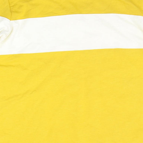 NEXT Womens Yellow Striped  Top Pyjama Top Size 18  - Over Sized JUMPER