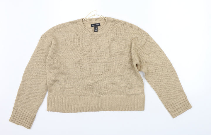 New Look Womens Beige Pullover Jumper Size S