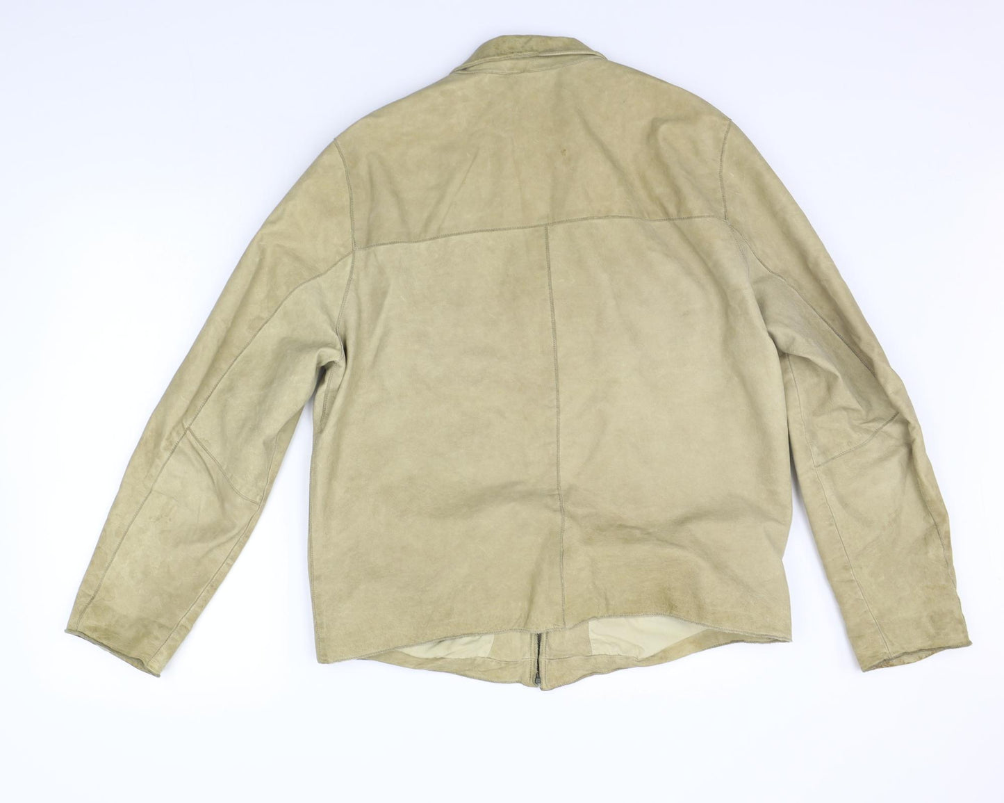 ZARA JEANS Mens Beige   Jacket Coat Size XL  - washable mark